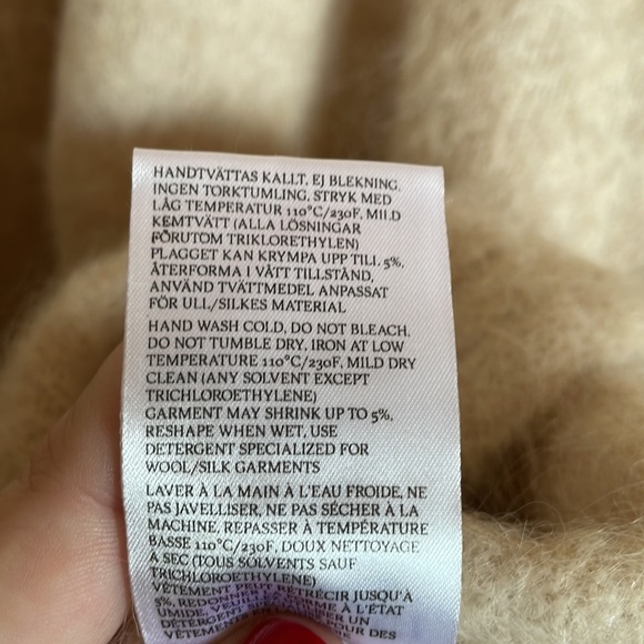 Rodebjer Off White Alpaca-blend Knitted Mini Sweater Dress - Picture 5 of 7